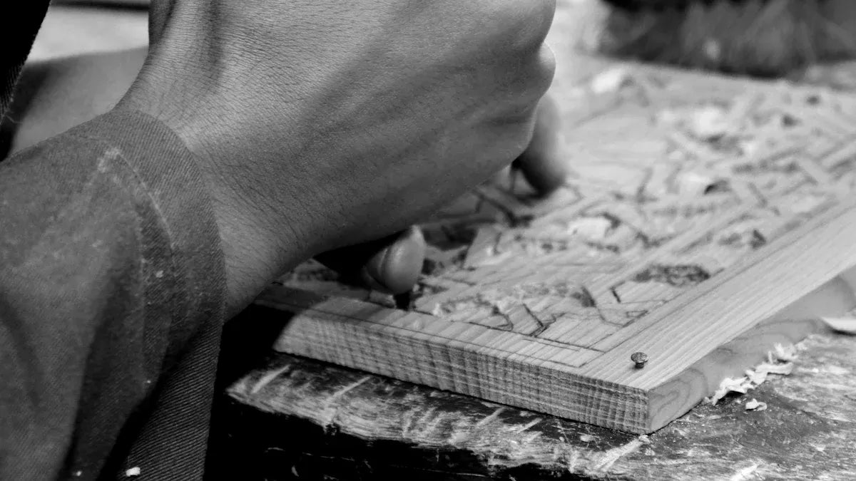 How do you engrave wood step by step