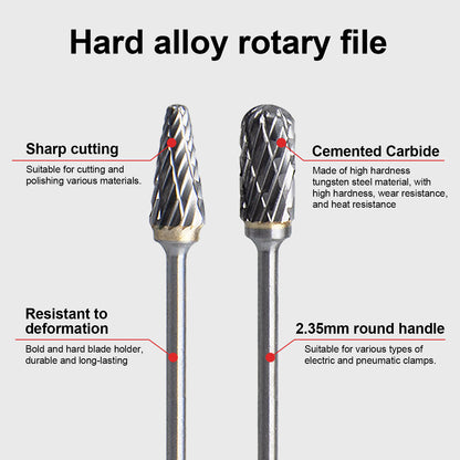 5-Piece Tungsten Rotary Bit Set