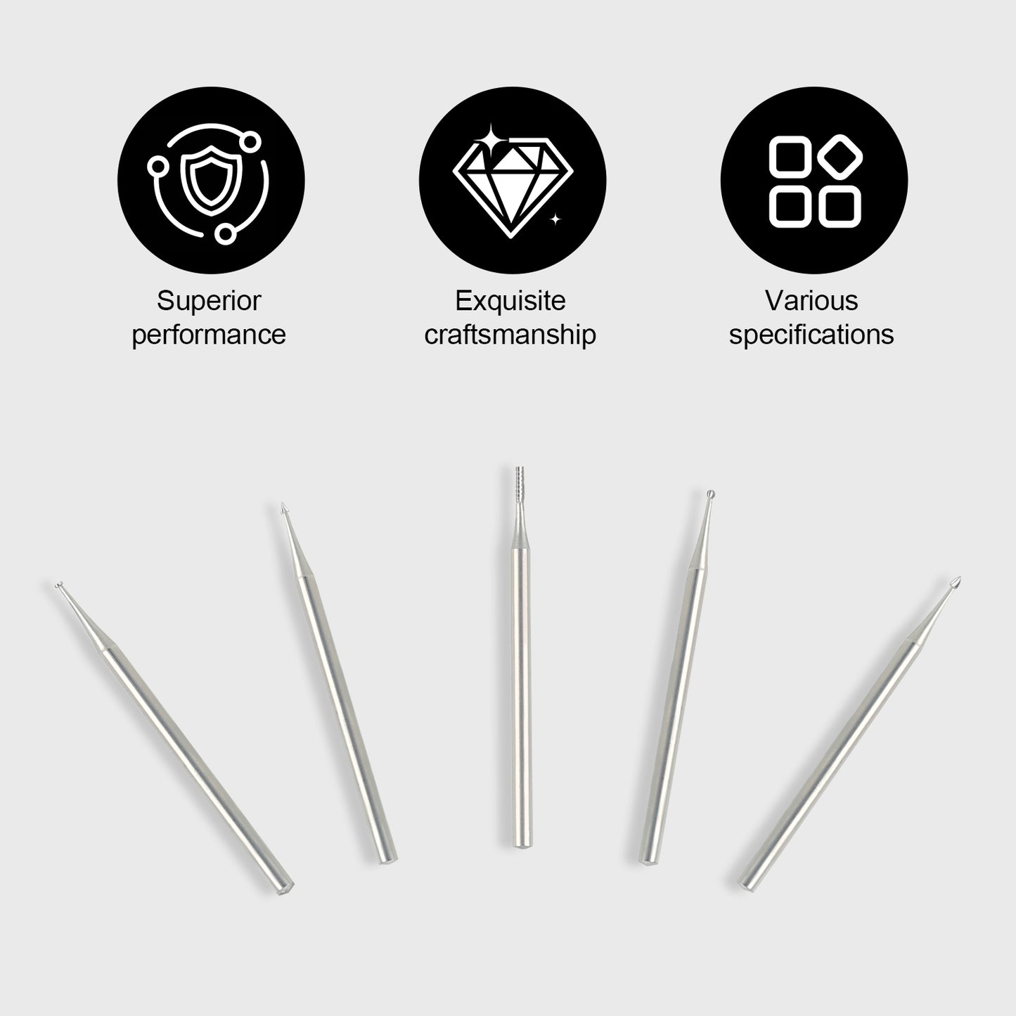 5-Piece Wood Carving Bit Set