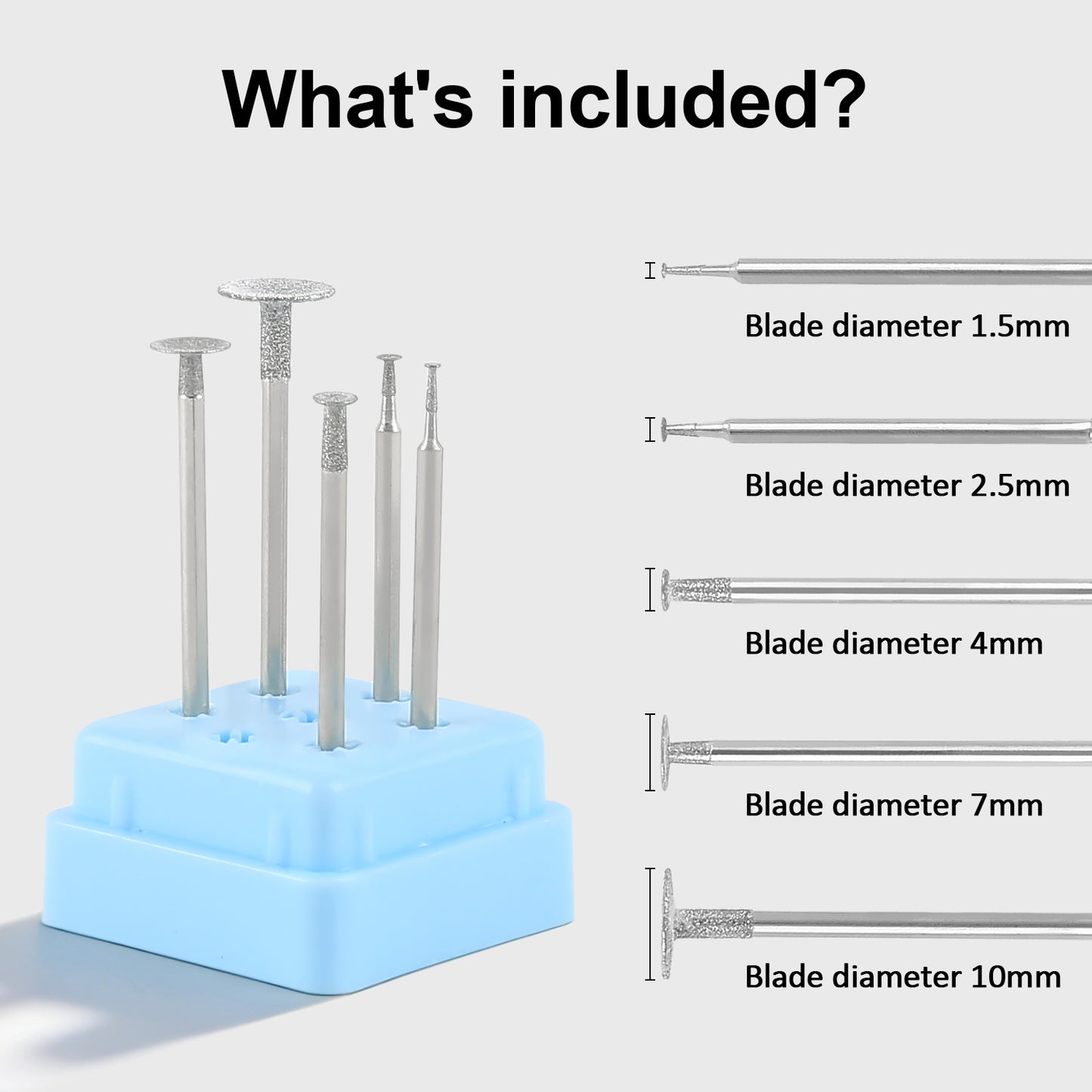 5-Piece Stone Grinding Bit Set
