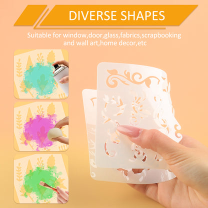 10 Pcs Essential Stencil Set