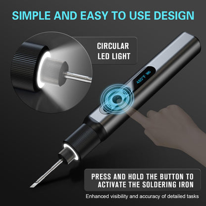 D6-001 Haninula Pro Cordless Soldering Iron Pen Kit