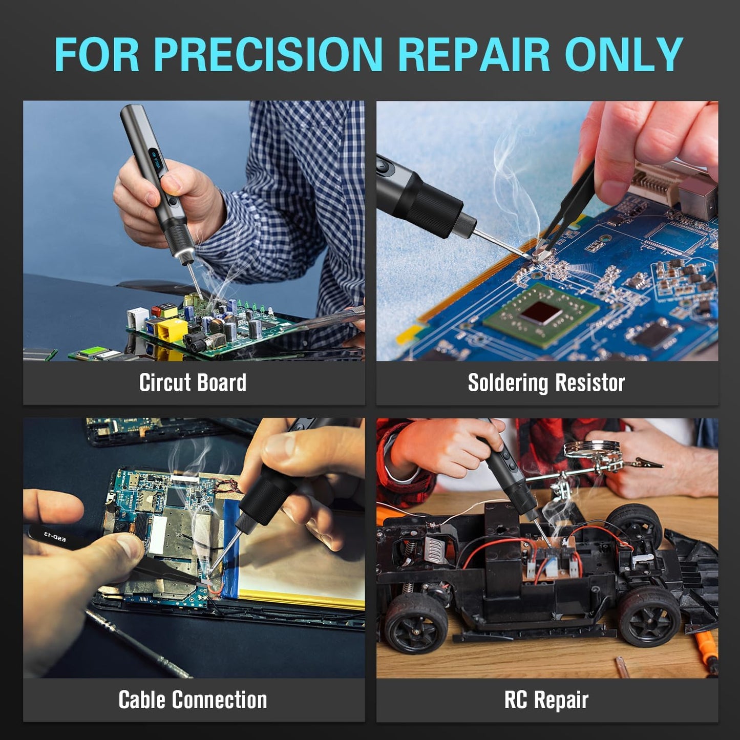 D6-001 Haninula Pro Cordless Soldering Iron Pen Kit