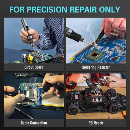 D6-001 Haninula Pro Cordless Soldering Iron Pen Kit