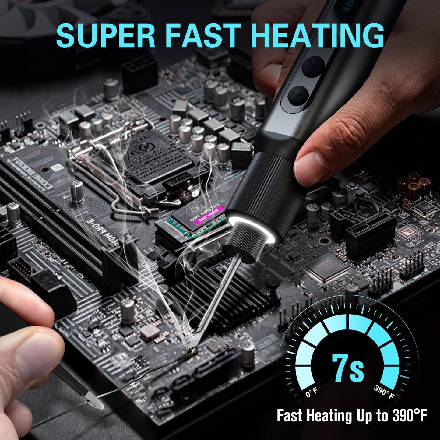 D6-001 Haninula Pro Cordless Soldering Iron Pen Kit