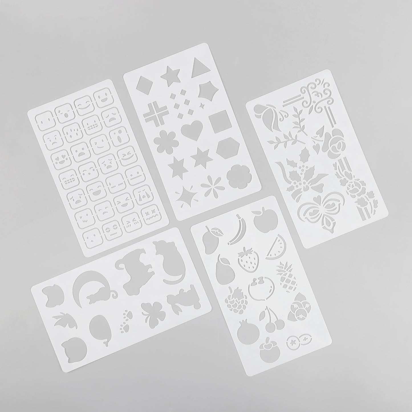 10 Pcs Crafting Stencil Set