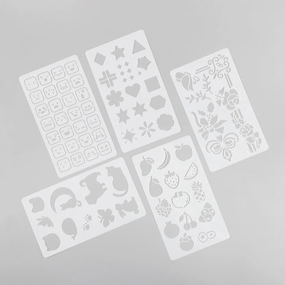 10 Pcs Crafting Stencil Set