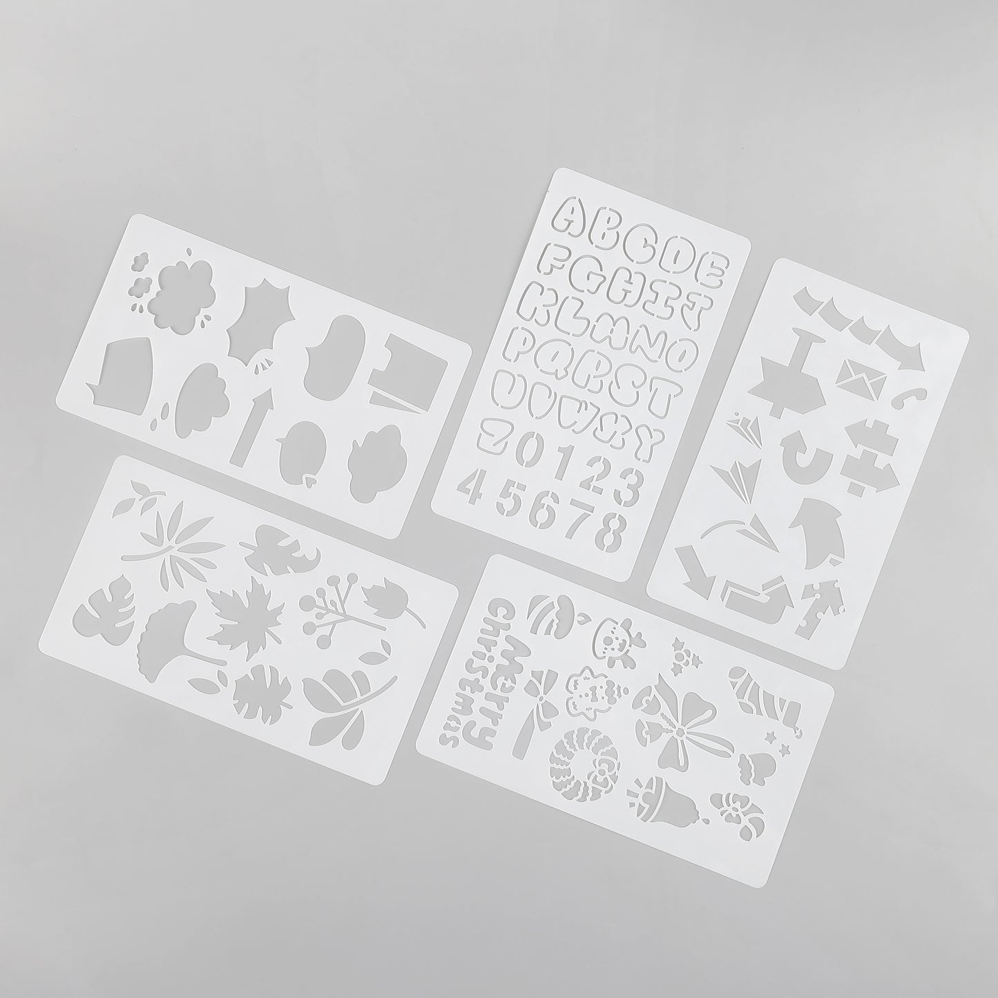 10 Pcs Crafting Stencil Set
