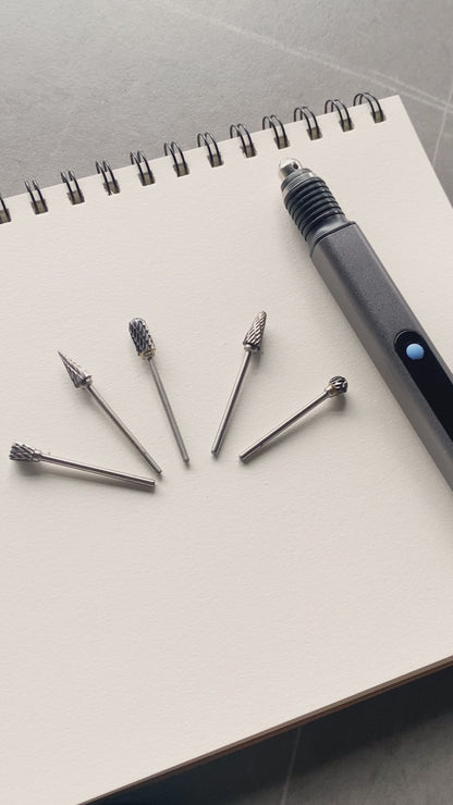 5-Piece Tungsten Rotary Bit Set